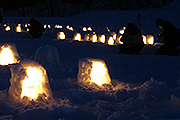 記事「川口地域を雪灯りが彩る　えちごかわぐち雪洞火ぼたる祭」の画像