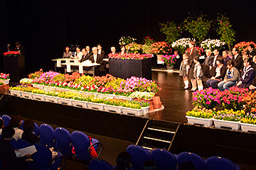 「花いっぱいコンクールの表彰式」の画像