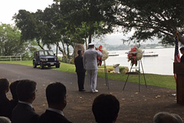 「真珠湾合同追悼式典」の画像