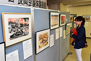 「「長岡空襲体験画展」が始まりました」の画像