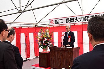 「出席した磯田市長」の画像