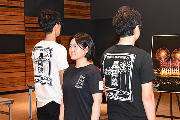 「「長岡魂Tシャツ」販売は7月1日から」の画像