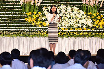 「紺野美沙子さんによる記念講演」の画像