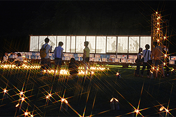 「3,000本の竹灯籠」の画像