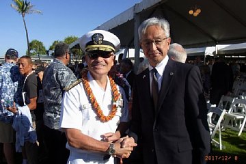 「米太平洋軍のハリー・ハリス司令官と面会」の画像