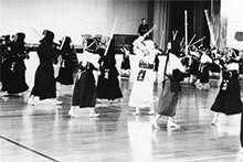 「剣道の練習」の画像