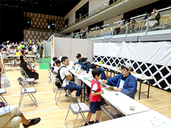 「似顔絵コーナー（協力：長岡造形大学）」の画像