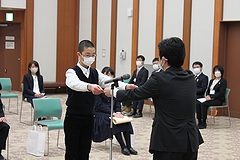 「表彰式の様子（児童・生徒）」の画像
