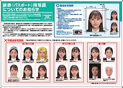 「パスポート用写真の注意事項」の画像1