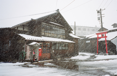 「雪の旧三国街道」の画像