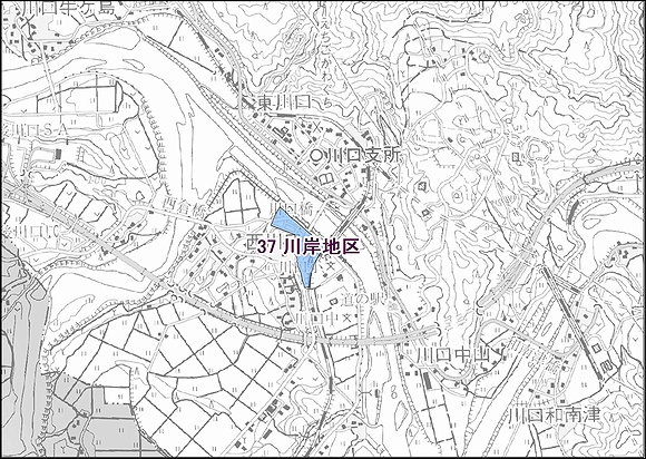「川口都市計画区域　地区計画区域位置図」の画像