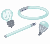 「蛍光ランプ」の画像