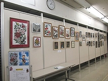 「趣味の切り絵展」の画像