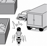 「見落とされやすい二輪車の存在について」の画像