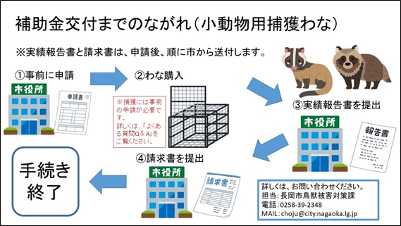 「補助金交付までのながれ」の画像