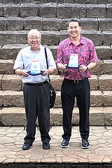 「柿川灯籠流し」の画像