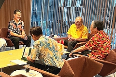 「ニシモト議員と懇談」の画像