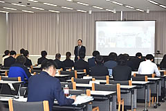 「幹事市である上越市防災危機管理部長のあいさつ」の画像