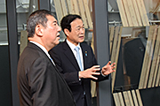記事「石破地方創生担当大臣が長岡市を視察」の画像