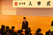 記事「希望を胸に高等総合支援学校で入学式」の画像