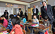 記事「現場の声を！教育委員が学校訪問」の画像