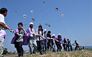 記事「空中の熱い戦い！刈谷田川で大凧合戦」の画像