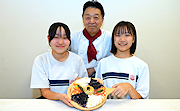 記事「丘の上の迎賓館とコラボ！越路中がランチメニューを考案」の画像