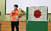 記事「冬季五輪4位入賞の古野選手が母校を訪問」の画像