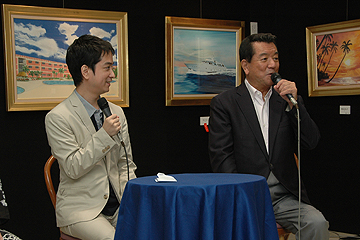 「加山雄三さんと池端信宏さん親子のトークショー」の画像