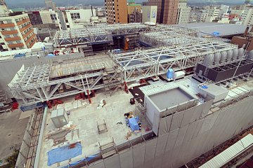 「８月４日撮影の建設現場」の画像