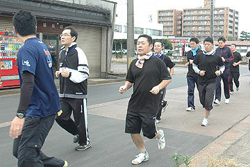 「残り３kmはランニング」の画像