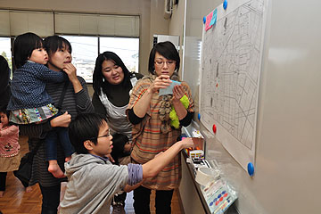 「気づいたことを地図に書き込む」の画像