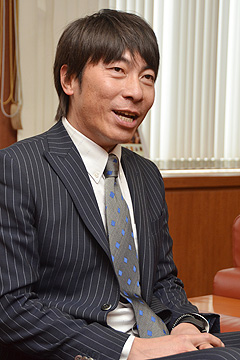 「大野副市長を前に力強く優勝宣言」の画像