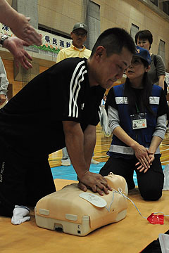 「応急救護の技術を習得」の画像