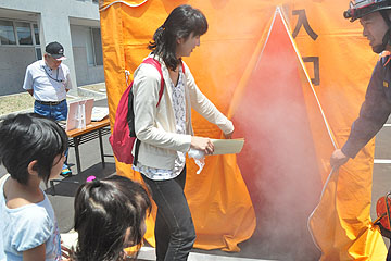 「濃煙体験訓練」の画像