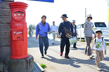 「３km余りの間に10個も丸ポストが」の画像