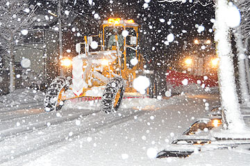 「除雪作業の様子を密着取材」の画像