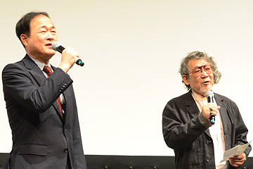 「森市長も駆け付け、改めて感謝の言葉を述べました」の画像