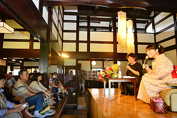 「茂木さんは初めて川口温泉に入浴した際のお話を」の画像