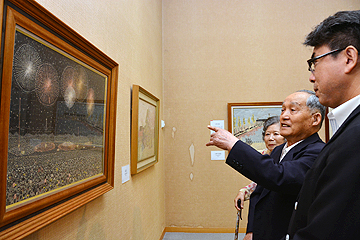 「「長岡の花火」を一緒に鑑賞」の画像