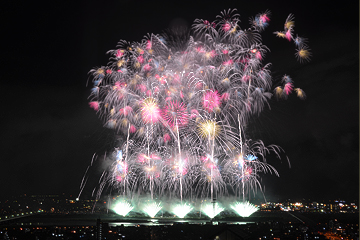 「平和の心を伝える花火「この空の花」」の画像