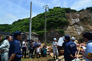 「政府調査団が長岡市を訪れました」の画像