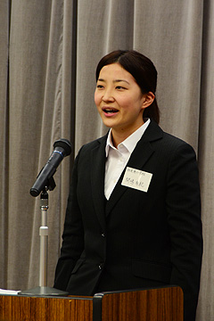「間嶋有紀さんが感想を発表」の画像