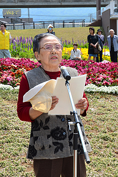 「オープニングで廣井光枝さんが想いを語りました」の画像