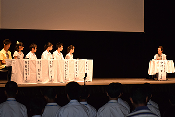 「長岡空襲体験者・中村幸さんとリレートーク」の画像