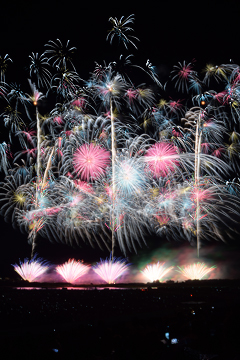 「３年目となった、花火「この空の花」」の画像