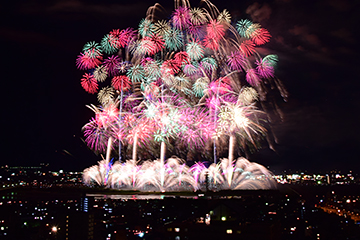 「７年目を迎えた「天地人花火」」の画像