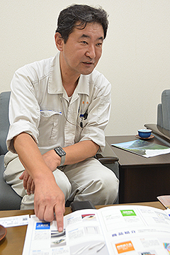 「北越紀州製紙株式会社長岡工場　工務部長の栗林雅之さん」の画像