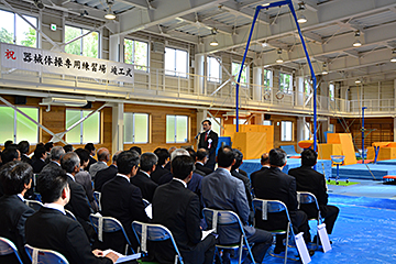 「「オリンピック選手が誕生することを大いに期待しています」とあいさつ」の画像