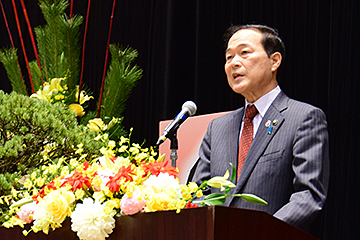 「森市長による年頭のあいさつ」の画像